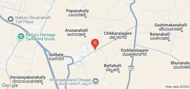 Government First Grade College, Sulibele Map