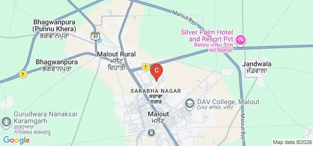 Malout Institute of Management and Information Technology, Muktsar Map