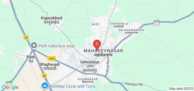 Karmaveer Bhaurao Patil College, Walwa Map