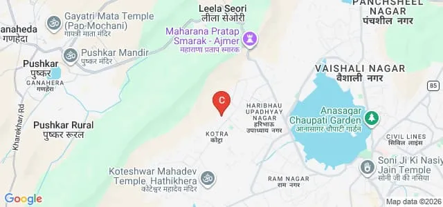Central Academy Teacher Training College, Ajmer Map