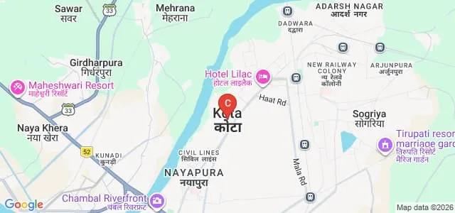 Shri Krishna Teachers Training College, Kota Map