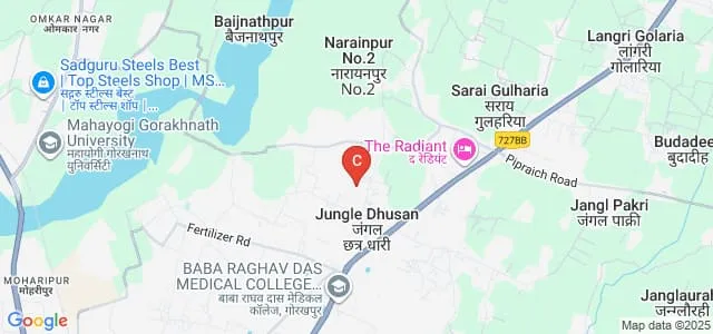 Sardar Patel College of Pharmacy, Gorakhpur Map