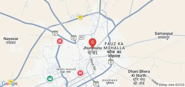 Dr SD Chopdar College of Naturopathy and Yogic Science, Jhunjhunu Map