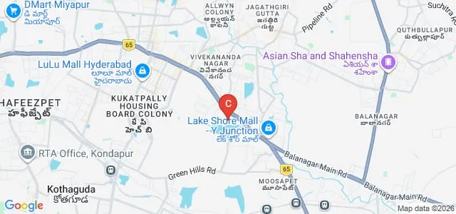 Prathibha Degree College for Women, Kukatpally Map