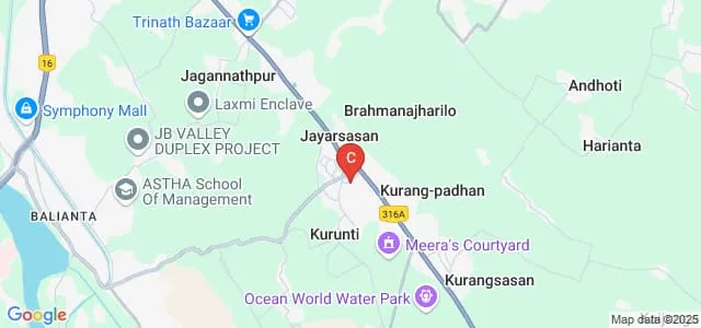 Brahmanjharilo Mahavidyalaya, Cuttack Map