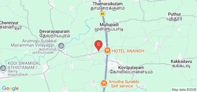 Yuvaguru College of Arts and Science, Coimbatore Map