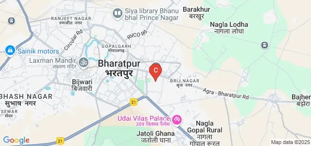 MSJ College, Bharatpur Map
