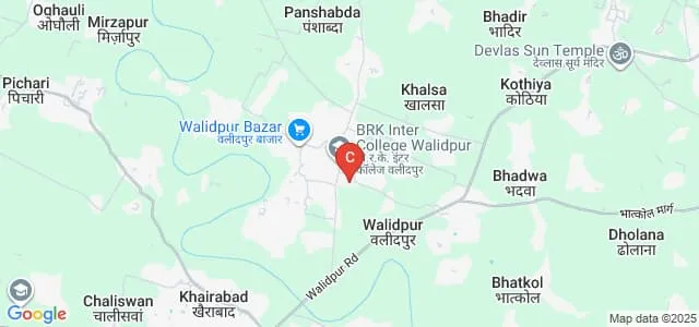Arjun Girls Degree College, Mau Map
