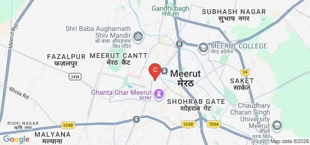 FAIZ-E-AM Degree College, Meerut Map