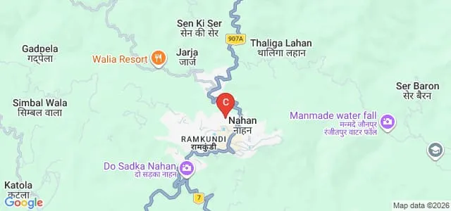 Dr Yashwant Singh Parmar Government Medical College, Nahan Map