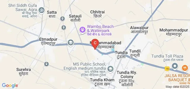 Sagar College of Pharmacy, Tundla Map