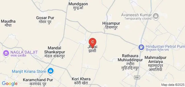 Prem Narayan Ishwar Dayal Mahavidyalaya, Jhansi Map