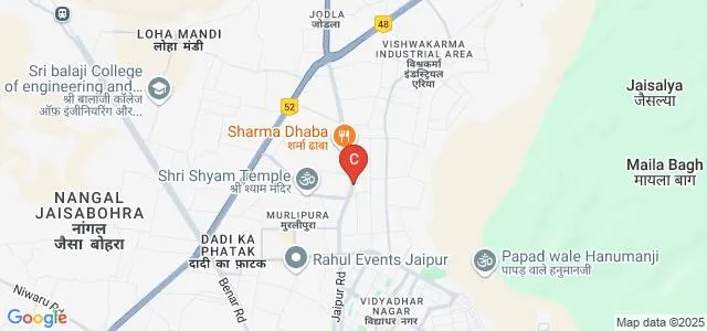 Mehta Girls College, Jaipur Map