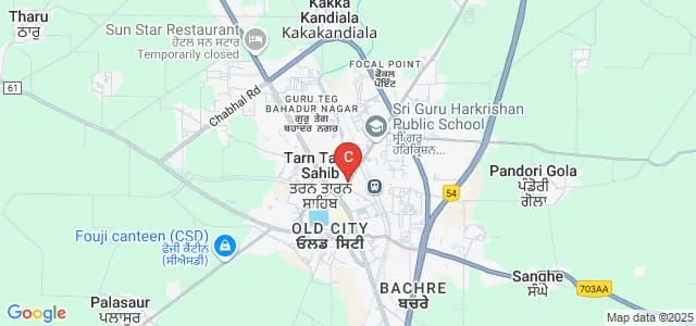 Mata Ganga Girls College, Tarn Taran Map