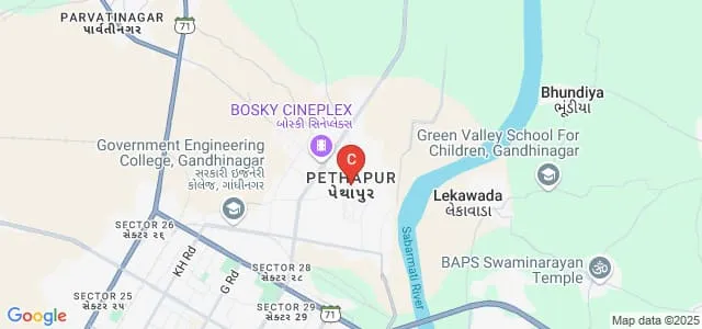 Manjushree Institute of Pharmacy, Gandhinagar Map