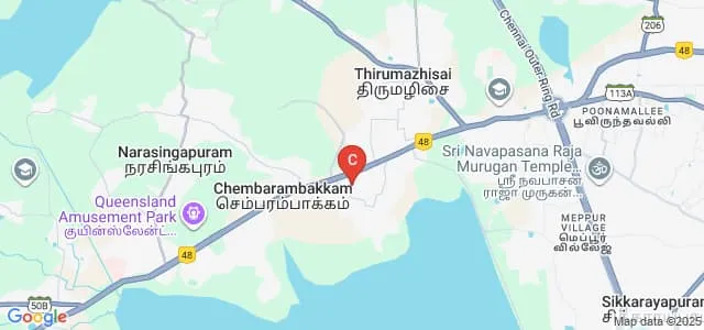 AMK Technological Polytechnic College, Chennai Map