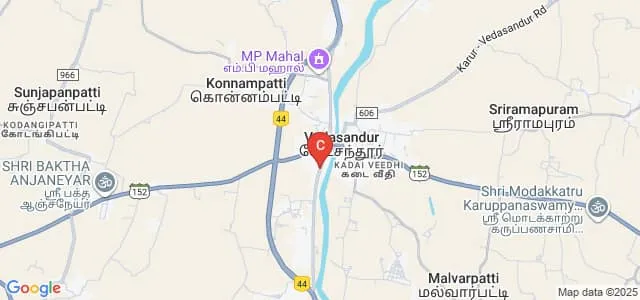 Sri Sai Bharath Nursing and Paramedical Institute, Dindigul Map