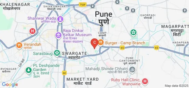 Allana Institute of Management Science, Pune Map