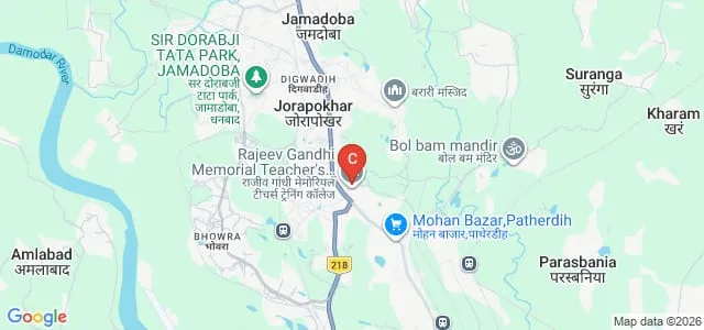 Rajeev Gandhi Memorial Teacher's Training College, Dhanbad Map