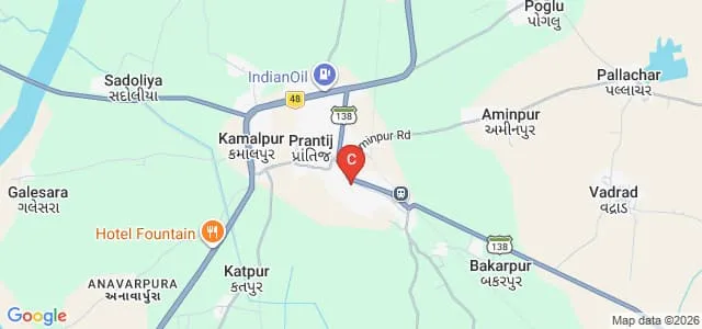 Experimental College of Education, Prantij Map
