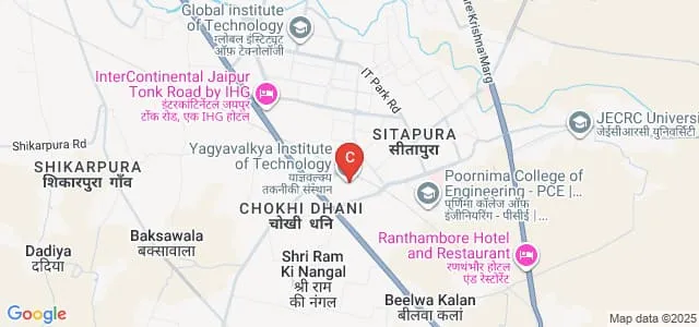 Yagyavalkya Institute of Technology, Jaipur Map