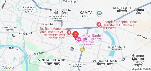 CII Institute of Hospitality - Hyatt Hotels, Lucknow Map