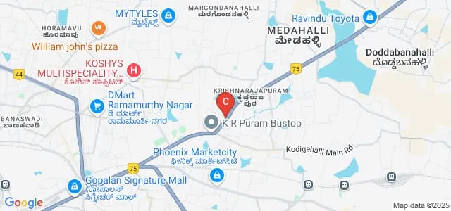 Tapasya Degree College, KR Puram Map