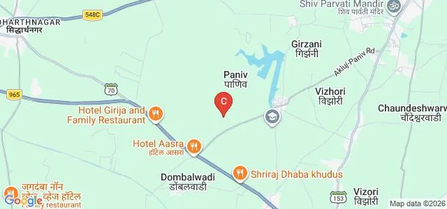 Shriram Institute of Nursing, Paniv Map
