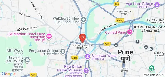 Sancheti Healthcare Academy, Pune Map