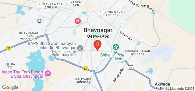 JK Sarvaiya College, Bhavnagar Map