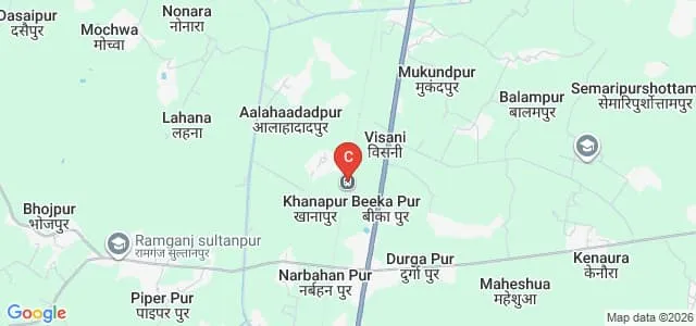 Rajarshi Rananjay Sinh Asaldev Mahavidyalaya, Amethi Map