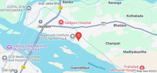 Ganapati Institute of Engineering and Technology, Cuttack Map