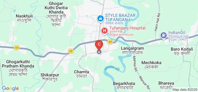 Tufanganj Government Polytechnic, Tufanganj Map