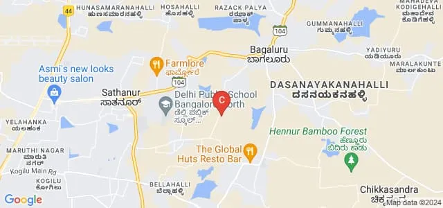 CMR University School of Science Studies, Bengaluru Map