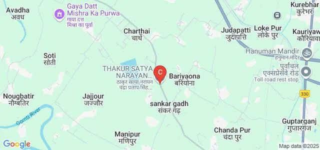 Thakur Satyanarayan Chandra Pratap Singh Mahavidyalaya, Sultanpur Map