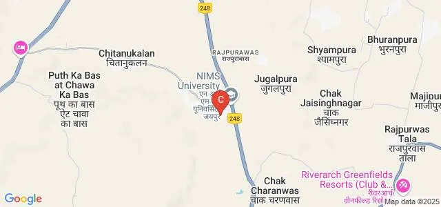 Axel Pries Institute of Public Health and Biomedical Sciences, Jaipur Map