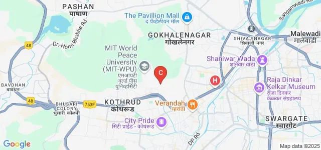 Yashwantrao Chavan Institute of Social Science Studies and Research, Pune Map