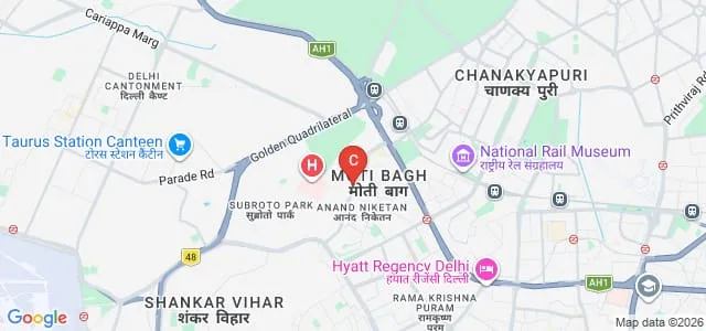 Motilal Nehru College, New Delhi Map