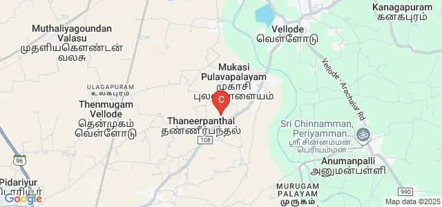 Erode Kongu College of Polytechnic, Erode Map