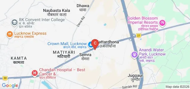 Babu Banarasi Das College of Dental Sciences, Lucknow Map