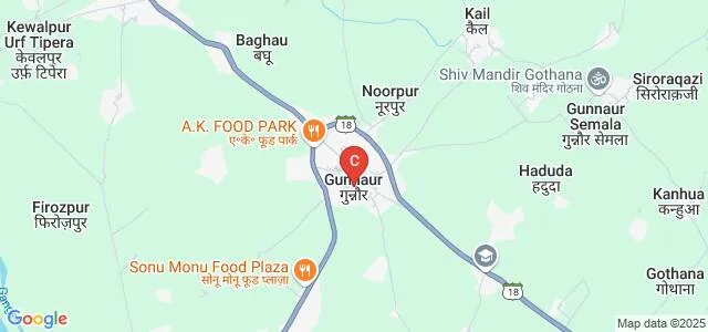 Government Degree College, Gunnaur Map