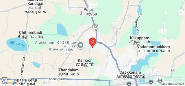 Sri Krishna College of Engineering, Arakkonam Map
