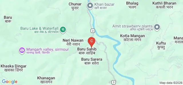 Dr Khem Singh Gill Akal College of Agriculture, Sirmour Map