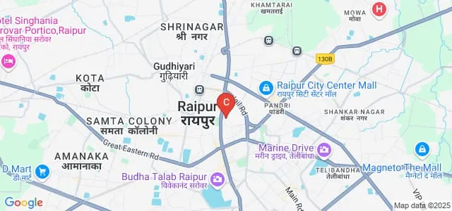 Vivekanand Mahavidyalaya, Raipur Map