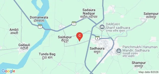 DAV College, Sadhaura Map