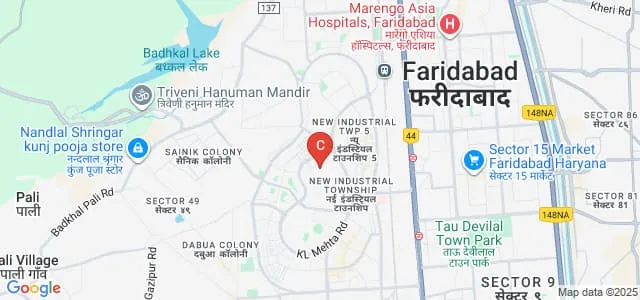 Shaheed Bhagat Singh College of Management and Technology, Faridabad Map