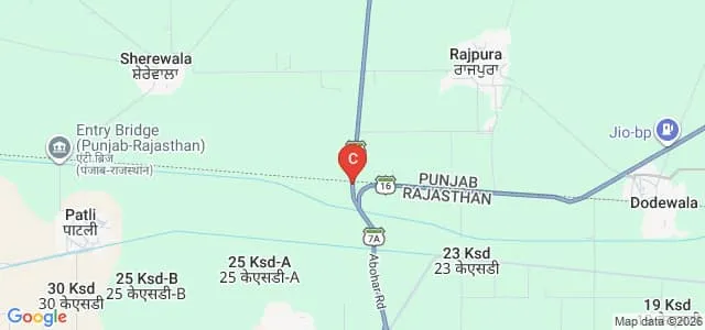 Radiant Institute of Engineering and Technology, Abohar Map