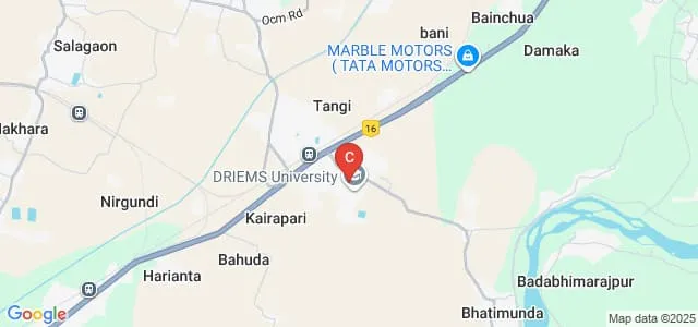 DRIEMS Polytechnic, Cuttack Map