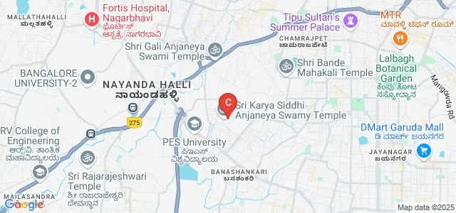 Vijaya Bharathi Evening Degree College, Bangalore Map