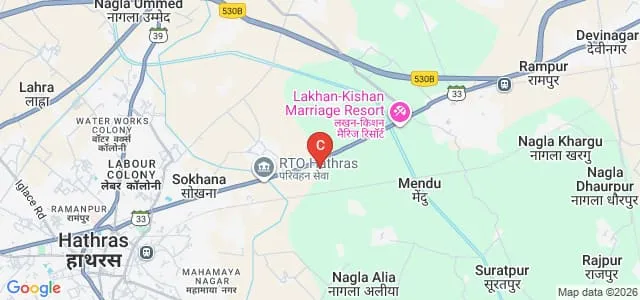 Maya Institute of Pharmacy, Hathras Map